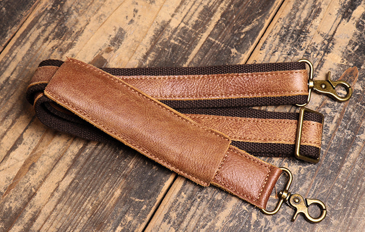 New Men Leather Traveling Shoudler Bags L0571-Leather Duffle Bags-Black-Free Shipping Leatheretro