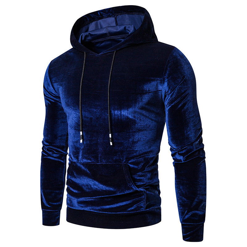 Casual Men's Hoodies Coat-Hoodies-Dark Blue-M-Free Shipping Leatheretro