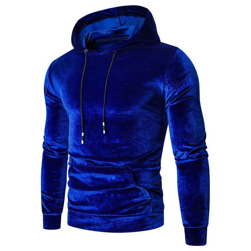 Casual Men's Hoodies Coat-Hoodies-Navy Blue-M-Free Shipping Leatheretro