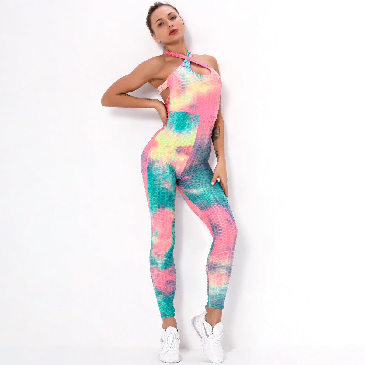 Fashion Dyed Yoga Suits for Women-Sports Suits-H-S-Free Shipping Leatheretro
