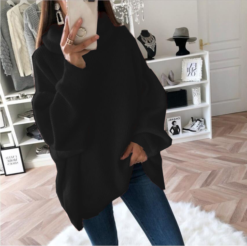 Casual Pullover Knitted Sweaters for Women-Shirts & Tops-Black-S-Free Shipping Leatheretro