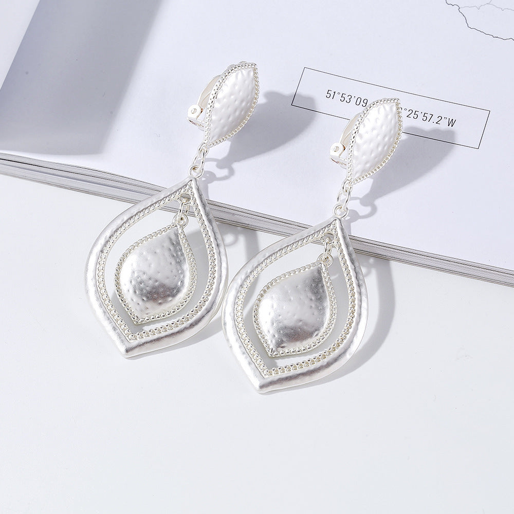 Bohemian Geometry Pattern Women Earrrings-Earrings-White-Free Shipping Leatheretro