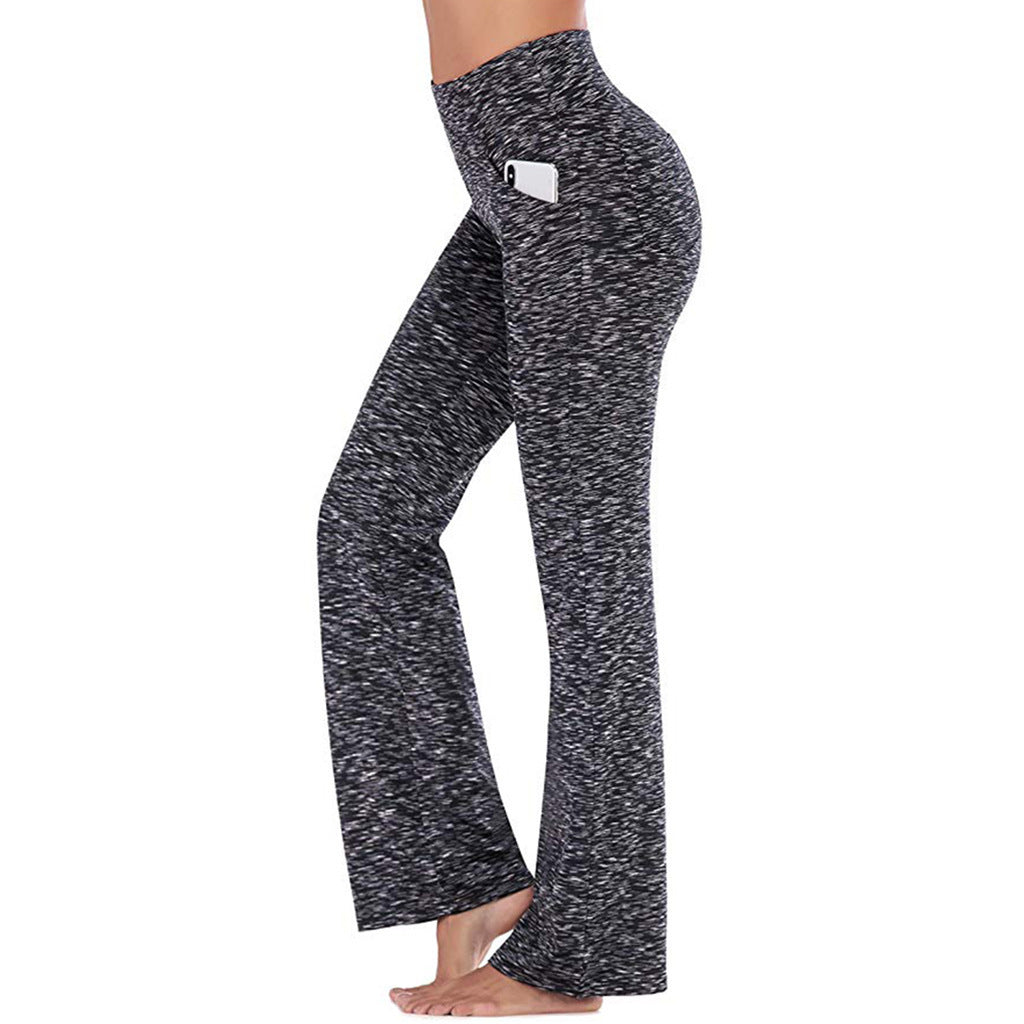 Women High Waist Casual Yoga Pants-Pants-Gray-1-S-Free Shipping Leatheretro