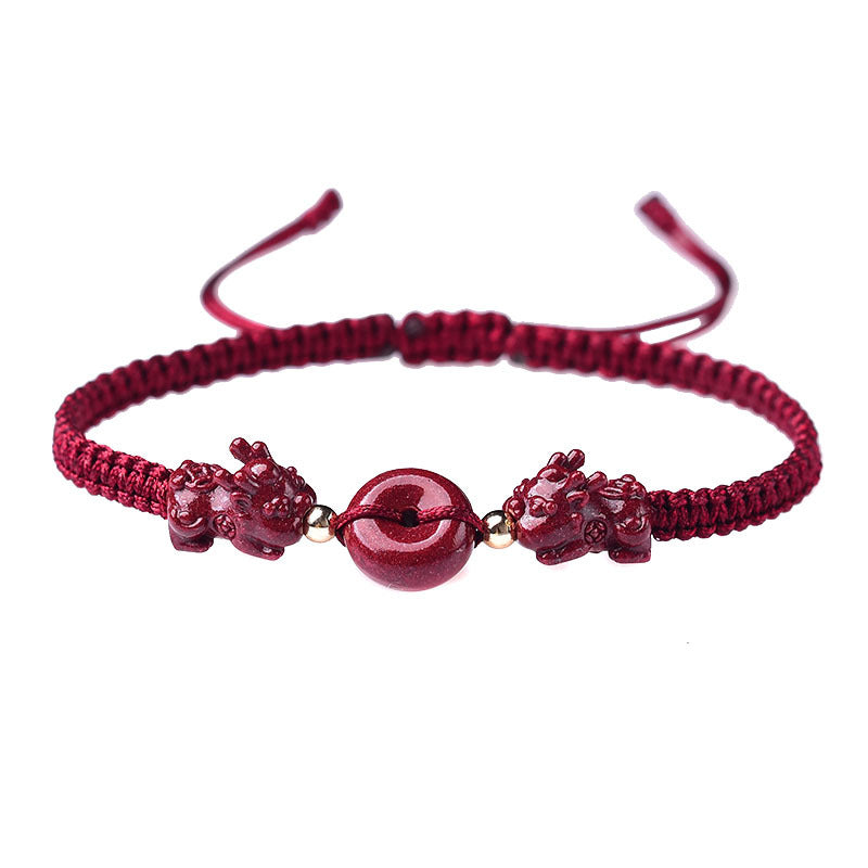 Red Thread Brave Troops Women Bracelets-Bracelets-Bring in Wealth and Treasure-Free Shipping Leatheretro