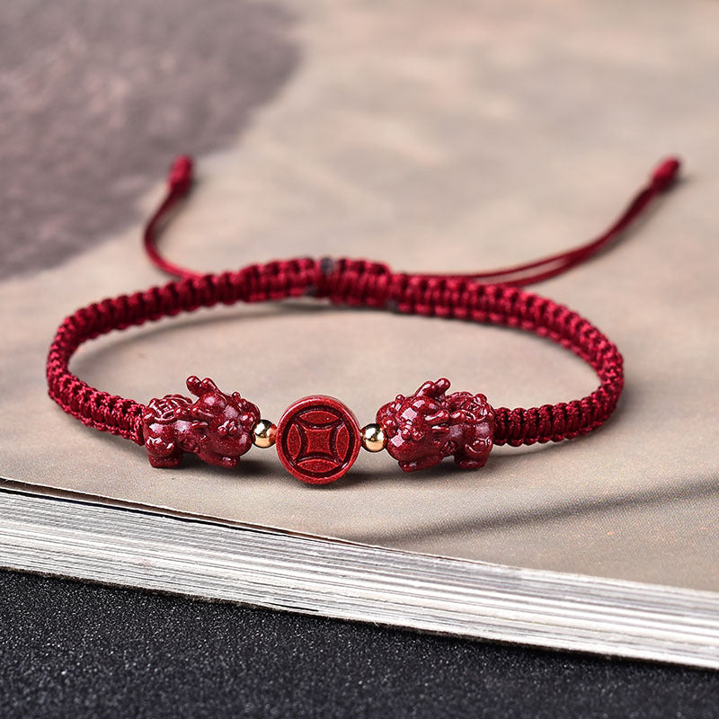 Red Thread Brave Troops Women Bracelets-Bracelets-Bring in Wealth and Treasure-Free Shipping Leatheretro