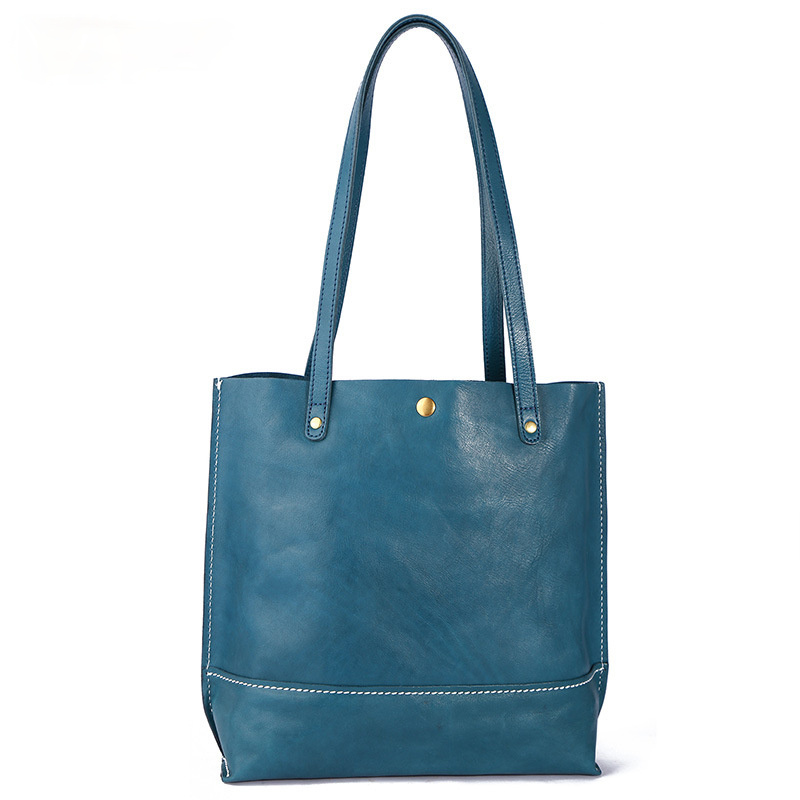 Women Vintage Causal Leatehr Handbags J8832-Leather Handbags-Blue-Free Shipping Leatheretro