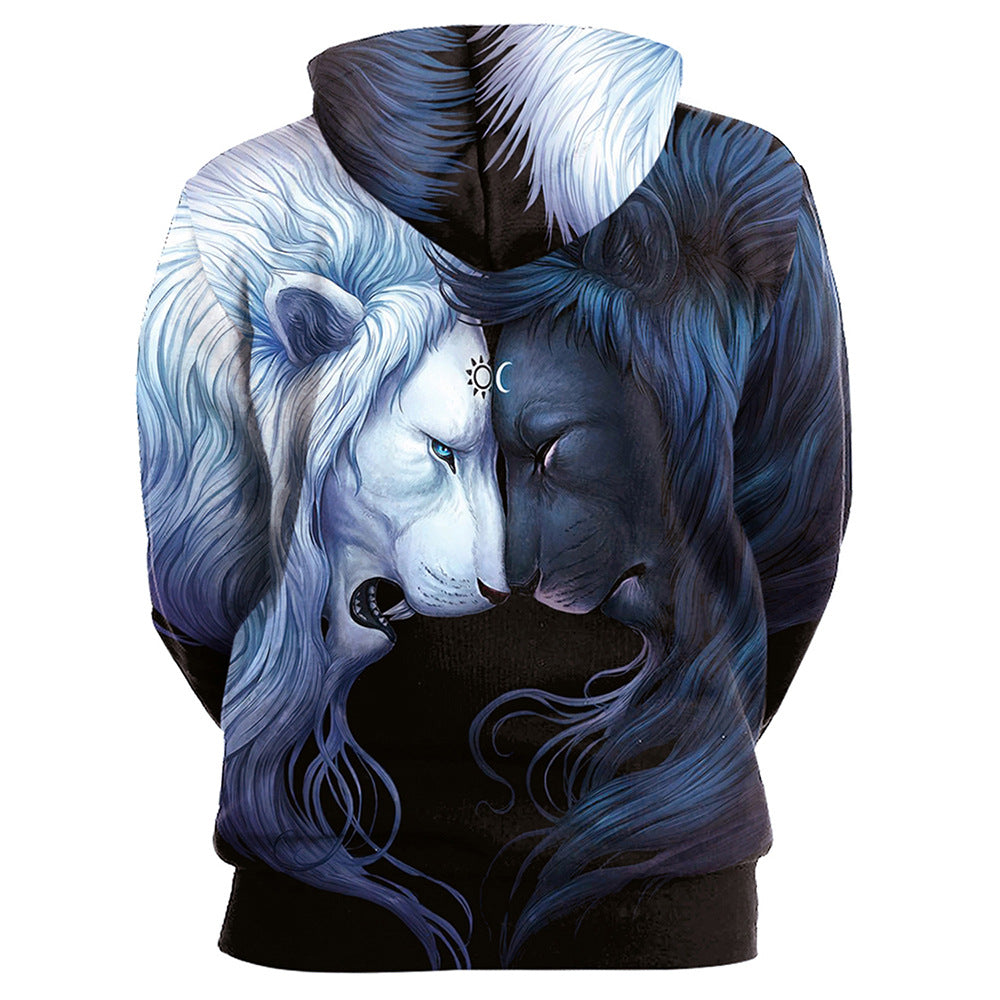 Water Colored Unicorn Design Women Hoodies-Shirts & Tops-B101-064-M-Free Shipping Leatheretro