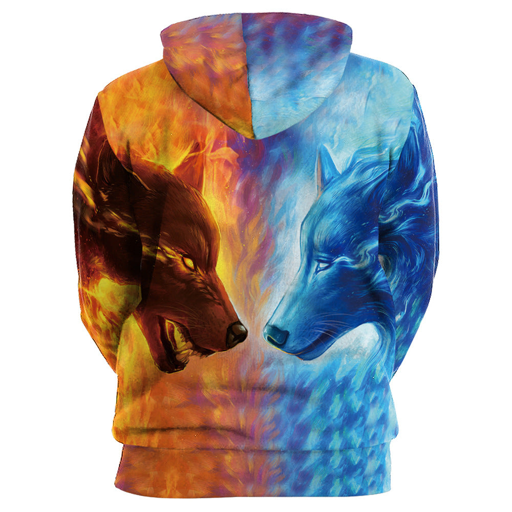 Water Colored Unicorn Design Women Hoodies-Shirts & Tops-B101-064-M-Free Shipping Leatheretro