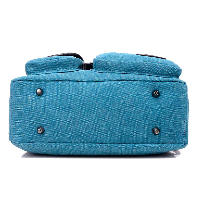 Casual Traveling Sports Canvas Bags for Men 1092-Handbags-Khaki-Free Shipping Leatheretro