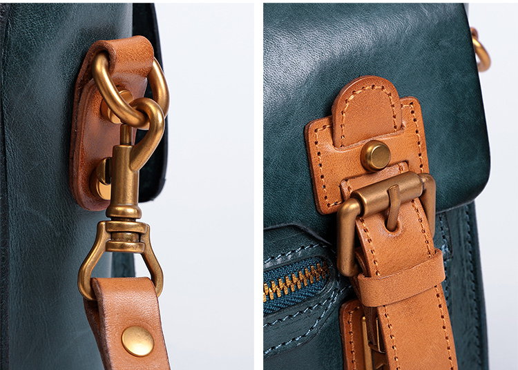 Vintage Women Leather Multi Functional Tote Bags W6514-Leather Women Bags-Black-Free Shipping Leatheretro