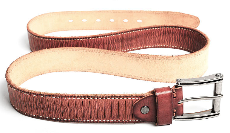 Handmade Leather Steel Buckles Men's Belt B010-Leather Belt-Black-Free Shipping Leatheretro