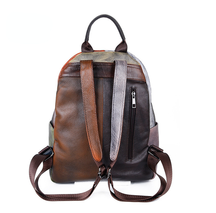 New Vintage Rubbing Leather Backpack for Women C305-Leather Backpack for Women-C305-1-Free Shipping Leatheretro