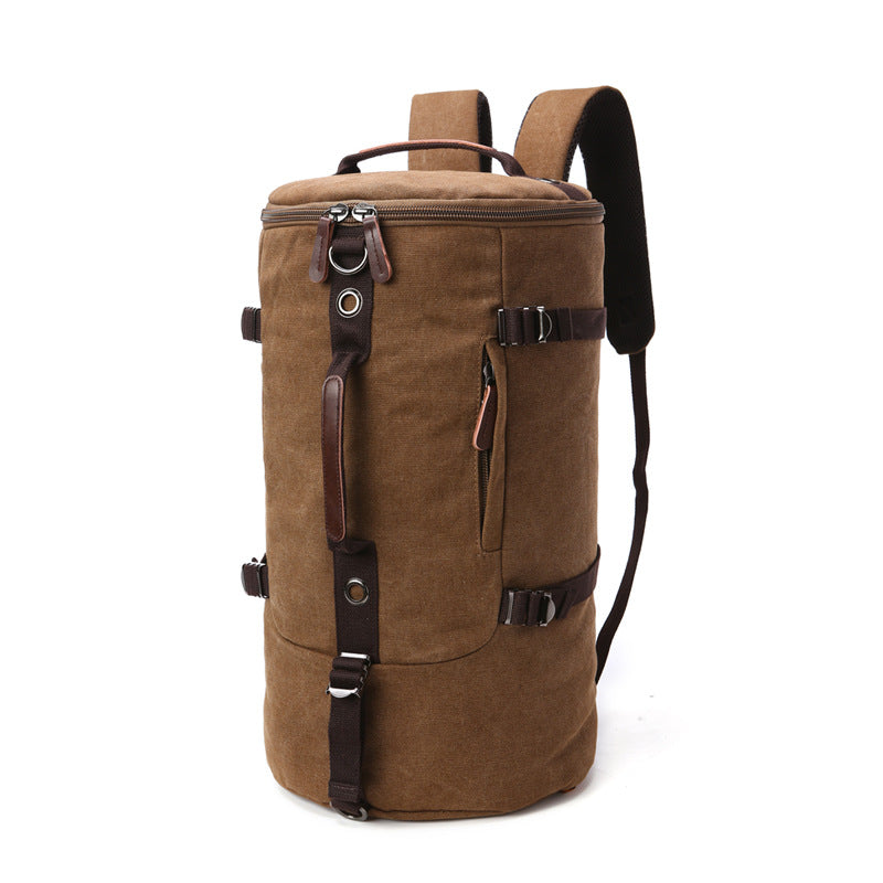 Men's 3 In 1 Large Storage Traveling Canvas Backpack 6029-Backpacks-Coffee-55.5*28.5*28-Free Shipping Leatheretro