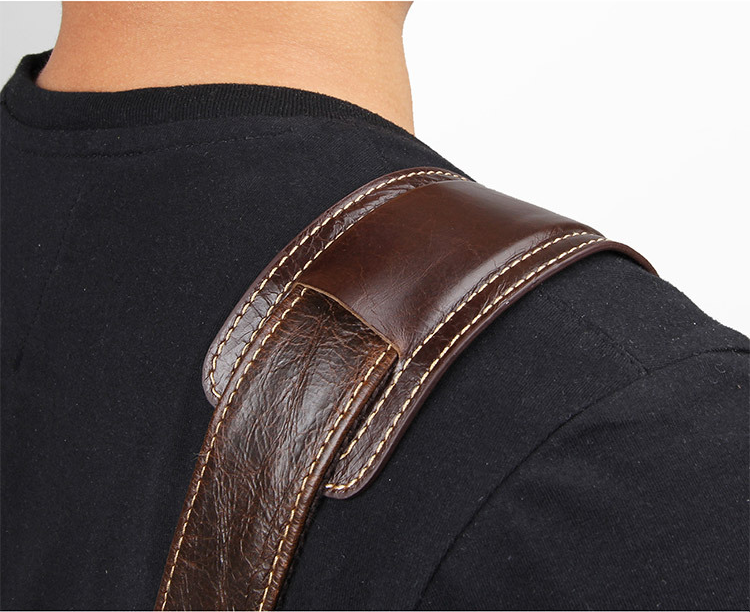 Cowhide Classical Men's Leather Briefcase 7091-Leather Briefcase-Coffee-Free Shipping Leatheretro