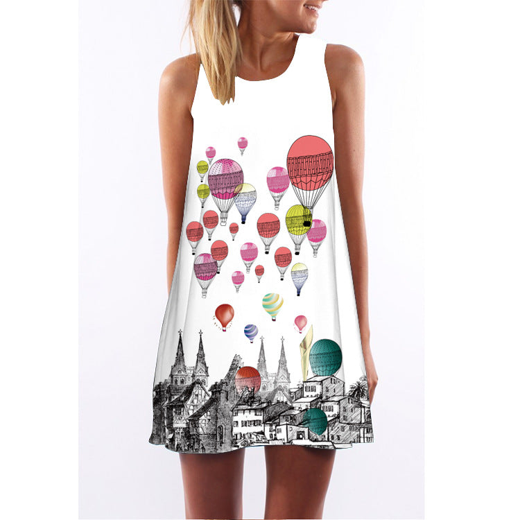 Casual Summer Balloon Designed Short Dresses-Dresses-The same as picture-S-Free Shipping Leatheretro
