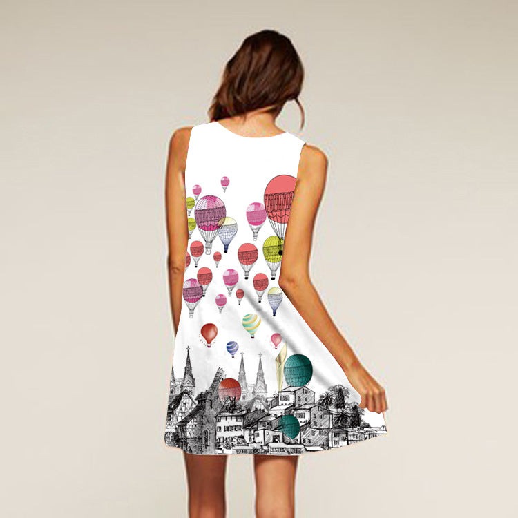Casual Summer Balloon Designed Short Dresses-Dresses-The same as picture-S-Free Shipping Leatheretro
