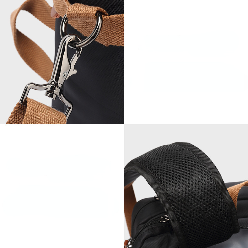 Multi Functional Waterproof Business Backpack for Men 10001-Backpacks-Nylon-Black-15.6-Free Shipping Leatheretro