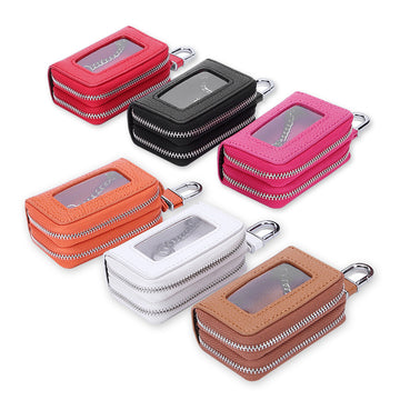 Fashion Double Zipper Leather Cases 9005-Leather Cases-White-Free Shipping Leatheretro