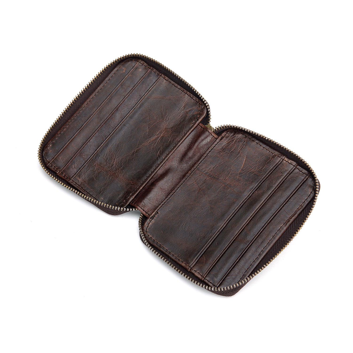 Multi Slots Leather Card Cases A031-Leather Cases-The same as picture-Free Shipping Leatheretro