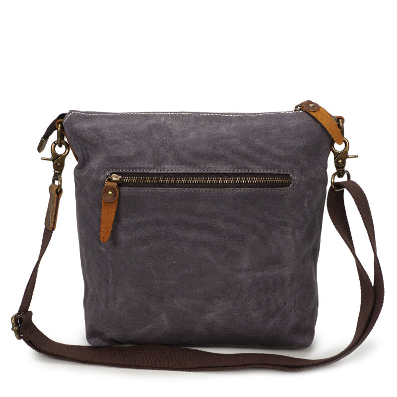 Vintage Men Leather Canvas Waterproof Bags 5186-Leather Canvas Bag-Style 1-Free Shipping Leatheretro