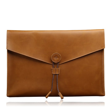 Handmad Leather Business Office Portfolio S121-Leather Portfolio-Brown-Free Shipping Leatheretro