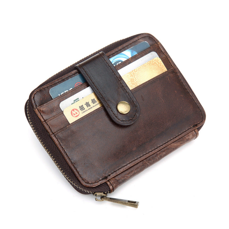 Multi Slots Leather Card Cases A031-Leather Cases-The same as picture-Free Shipping Leatheretro