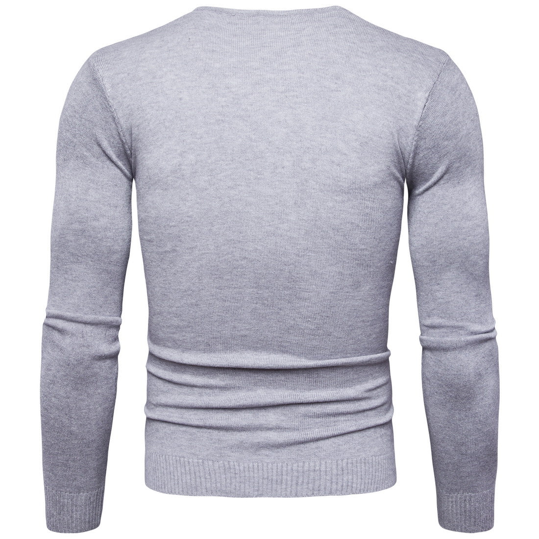 Casual Men's Pullover Sweaters-Shirts & Tops-White-M-Free Shipping Leatheretro