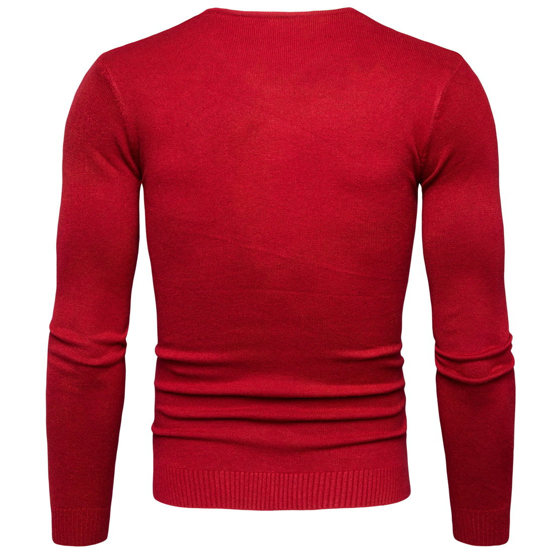 Casual Men's Pullover Sweaters-Shirts & Tops-White-M-Free Shipping Leatheretro