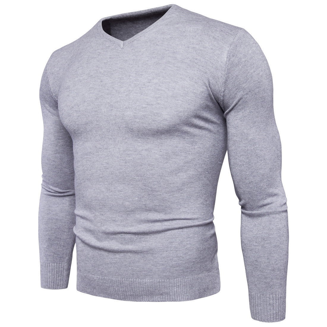 Casual Men's Pullover Sweaters-Shirts & Tops-White-M-Free Shipping Leatheretro