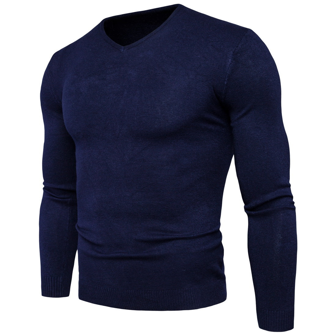 Casual Men's Pullover Sweaters-Shirts & Tops-White-M-Free Shipping Leatheretro