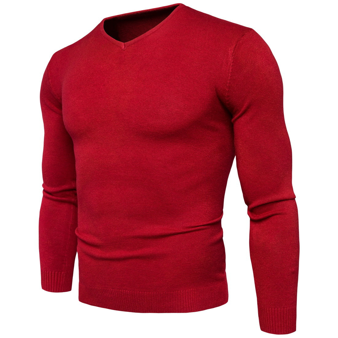 Casual Men's Pullover Sweaters-Shirts & Tops-White-M-Free Shipping Leatheretro