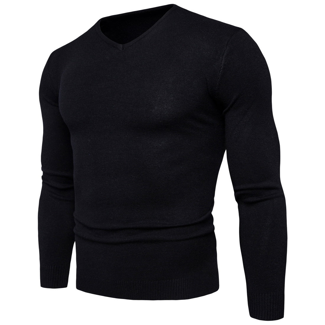 Casual Men's Pullover Sweaters-Shirts & Tops-White-M-Free Shipping Leatheretro