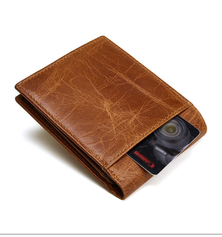 Vintage Business RFID Leather Wallet for Men 2054-Leather Wallet-Brown-Free Shipping Leatheretro