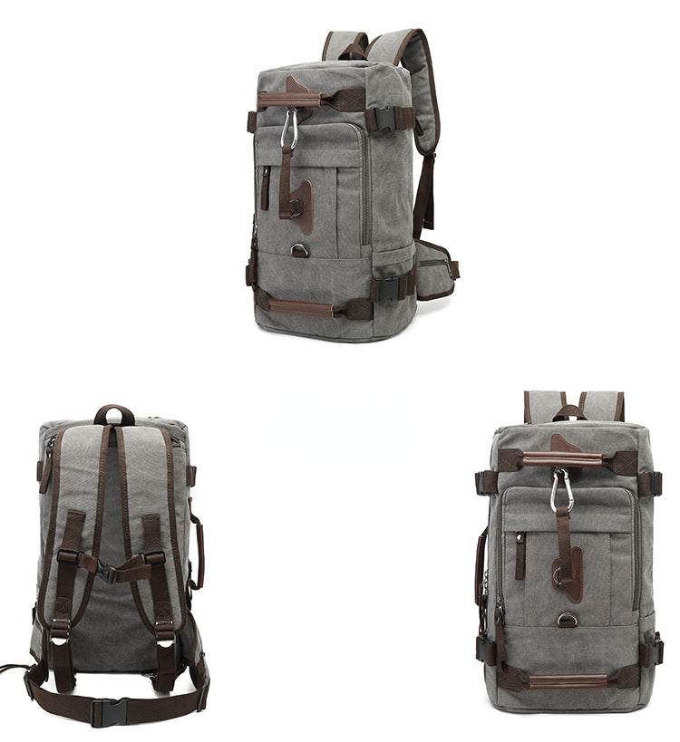 Multifunctional 3 In 1 Water Resistent Canvas Bags for Outdoor Y915-Backpacks-Blue-Free Shipping Leatheretro