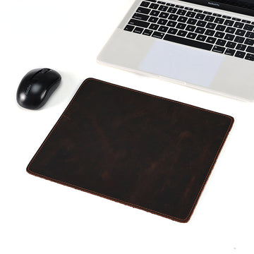 Durable Leather Mouse Pad 395-Mouse Pads-Coffee-Free Shipping Leatheretro