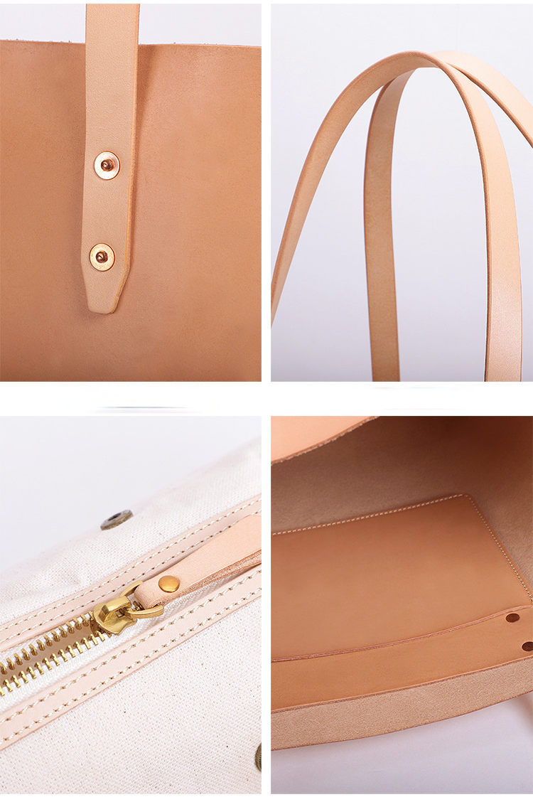 Women Luxury Large Storage Leather Tote Handbags W8754-Leather Women Bags-Brown-Free Shipping Leatheretro