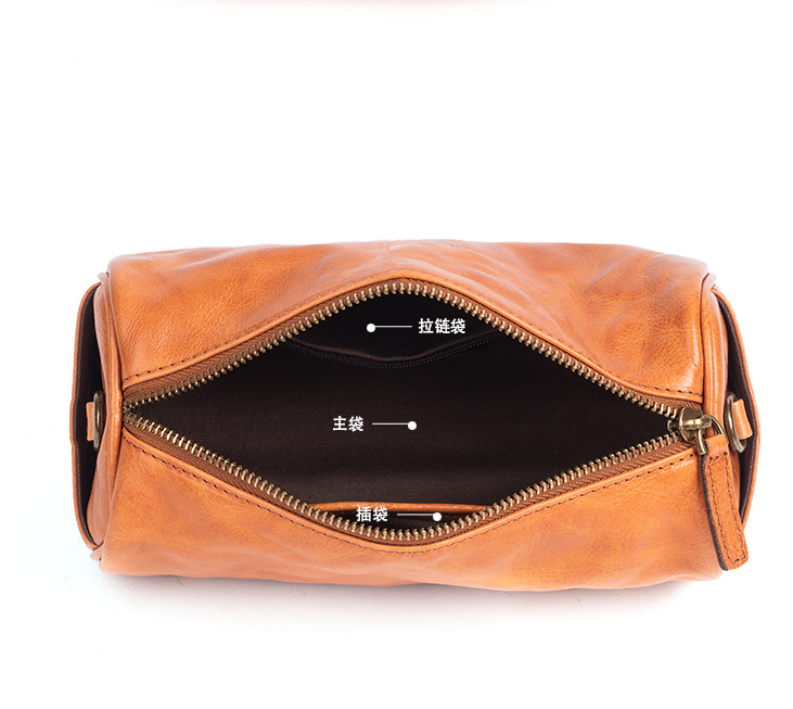 Vintage Leather Bucket Crossbody Bag for Women 2276-Leather Handbags for Women-Red-Free Shipping Leatheretro