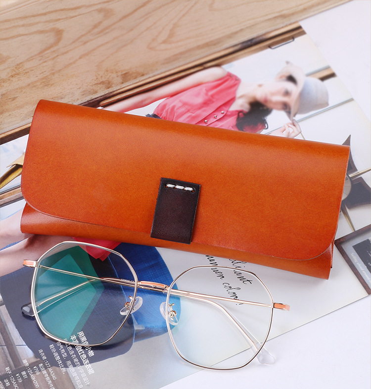 Vintage Leather Personality Glass Cases J064-Leather Cases-Black-Free Shipping Leatheretro