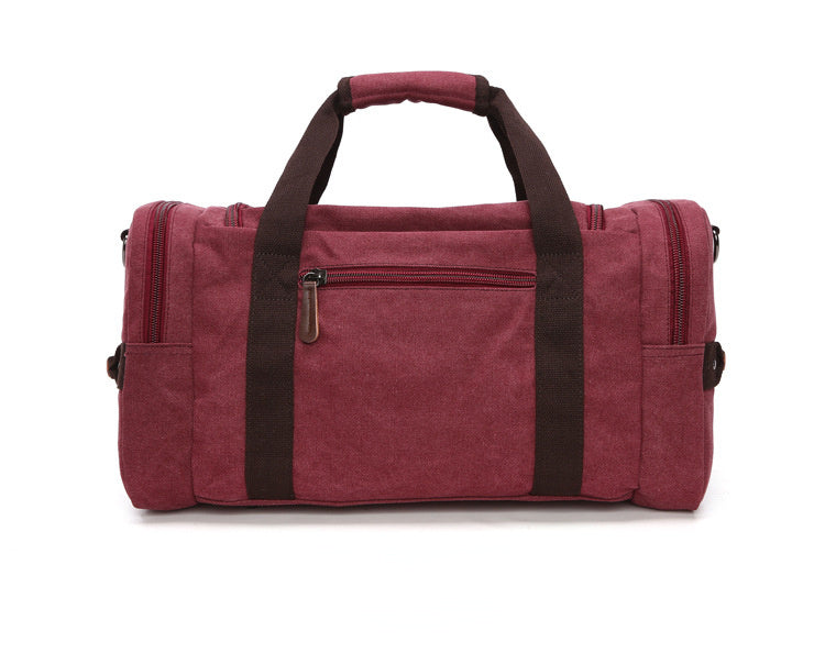 Canvas Traveling Duffle Bags Large Capacity 8830-Duffel Bags-Black-Free Shipping Leatheretro