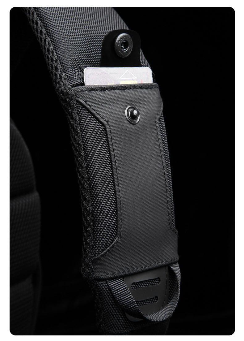 PC Shell Design Daily Bags for Men 9509-Bicycle Bags & Panniers-Black-Free Shipping Leatheretro