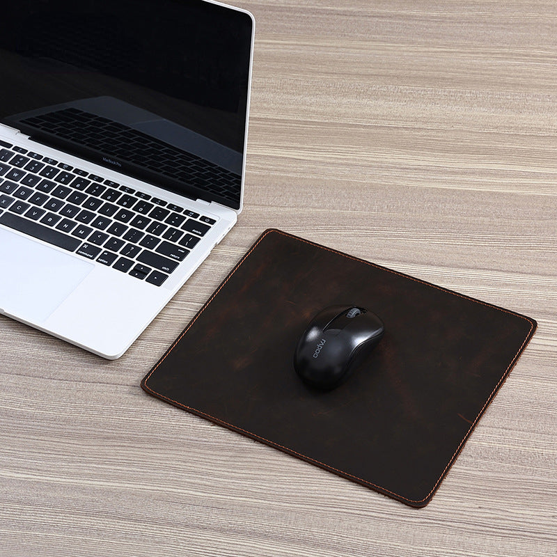 Durable Leather Mouse Pad 395-Mouse Pads-Coffee-Free Shipping Leatheretro