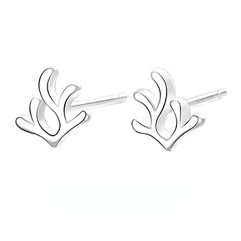 Fashion Designed Sterling Silver Earring Studs-Earrings-Elk-Free Shipping Leatheretro