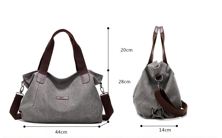 Vintage Large Storage Canvas Bags for Traveling 848-Duffel Bags-Purple-Free Shipping Leatheretro