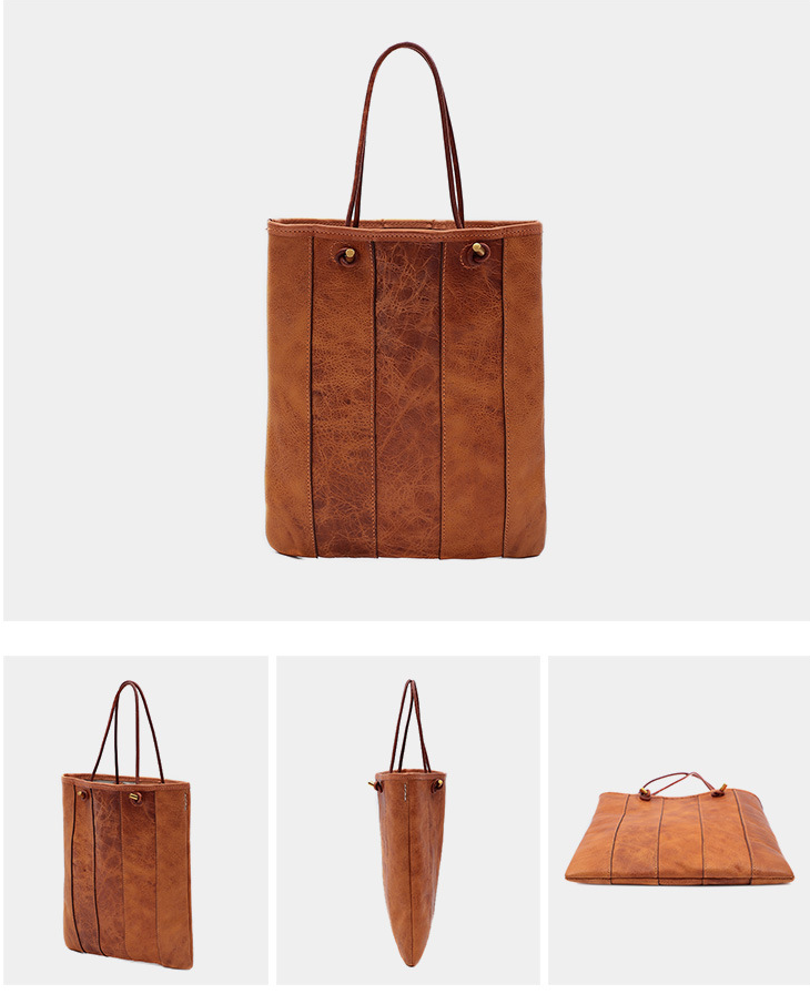 Women Tote Leather Shoulder Bags J8765-Leather Handbags-Black-Free Shipping Leatheretro