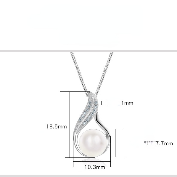 Designed Water Drop Shape Pearl Pendant-Charms & Pendants-The same as picture-Free Shipping Leatheretro