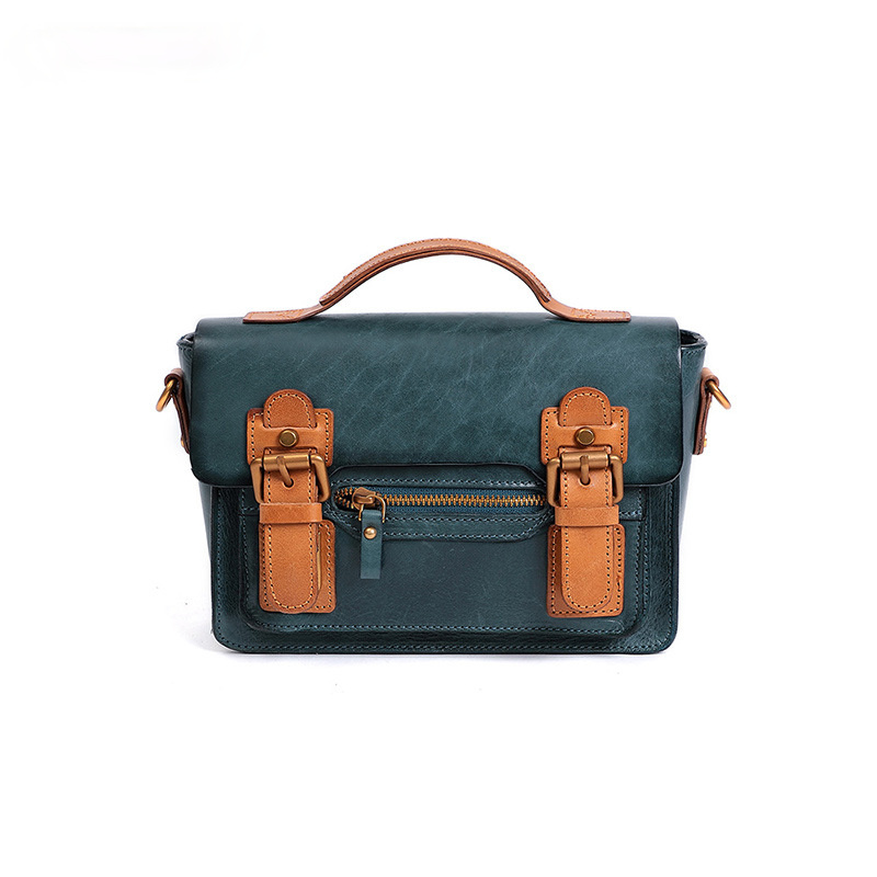 Vintage Women Leather Multi Functional Tote Bags W6514-Leather Women Bags-Black-Free Shipping Leatheretro