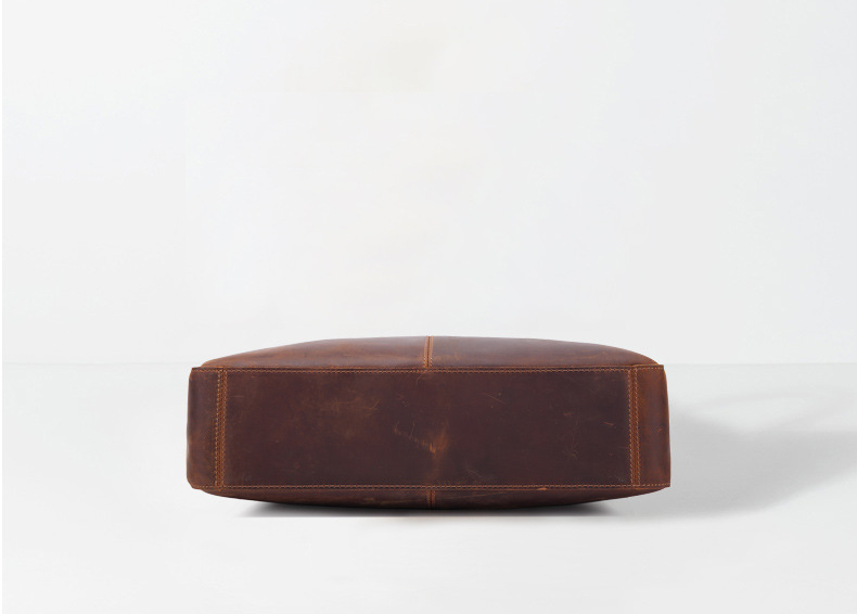 Women Leather Sholder Large Capacity Handbags W8050-Leather Women Bags-Brown-Free Shipping Leatheretro