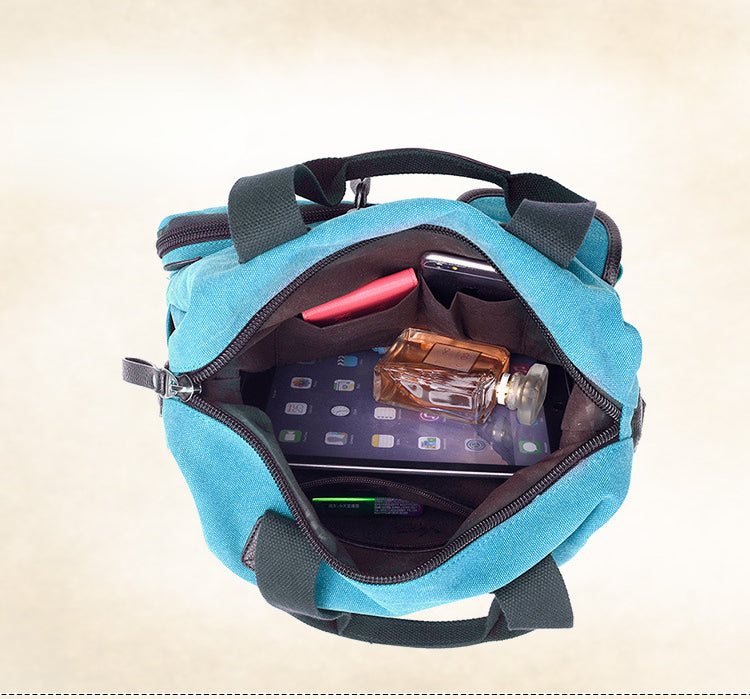 Casual Traveling Sports Canvas Bags for Men 1092-Handbags-Khaki-Free Shipping Leatheretro