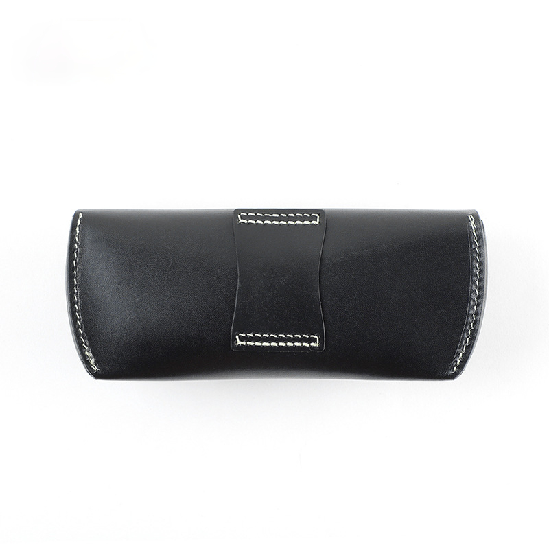 New Handmade Vintage Leather Glass Cases J081-Leather Cases-Red Brown-Free Shipping Leatheretro