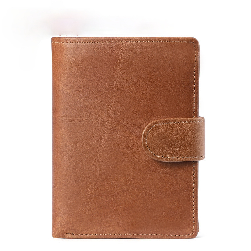 Retro Handmade Leather Large Storage Wallet J2063-Leather Wallets-Coffee-Free Shipping Leatheretro